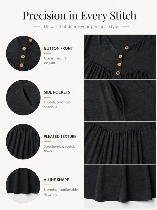 Waist-Cinching Dress With Heart Decoration