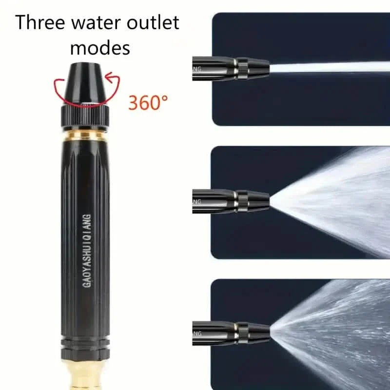 Portable High-Pressure Car Wash Gun – Multi-Function Garden Hose Nozzle