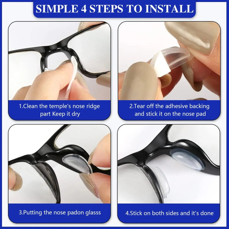 Anti-Slip Silicone Nose Pads