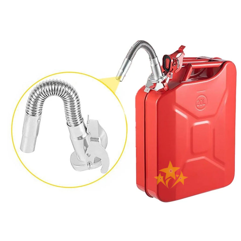 Stainless Steel Gas Can Spout Upgrade - Military-Grade & Rust-Proof