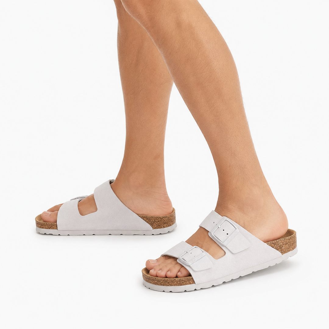 Nordspur | Aurisol Two-Strap Slip-On Sandals