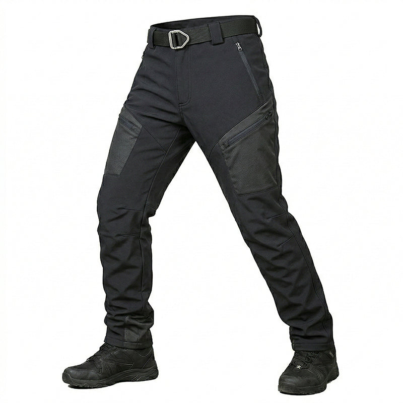 Men's Softshell Waterproof Outdoor Cargo Trousers for Winter