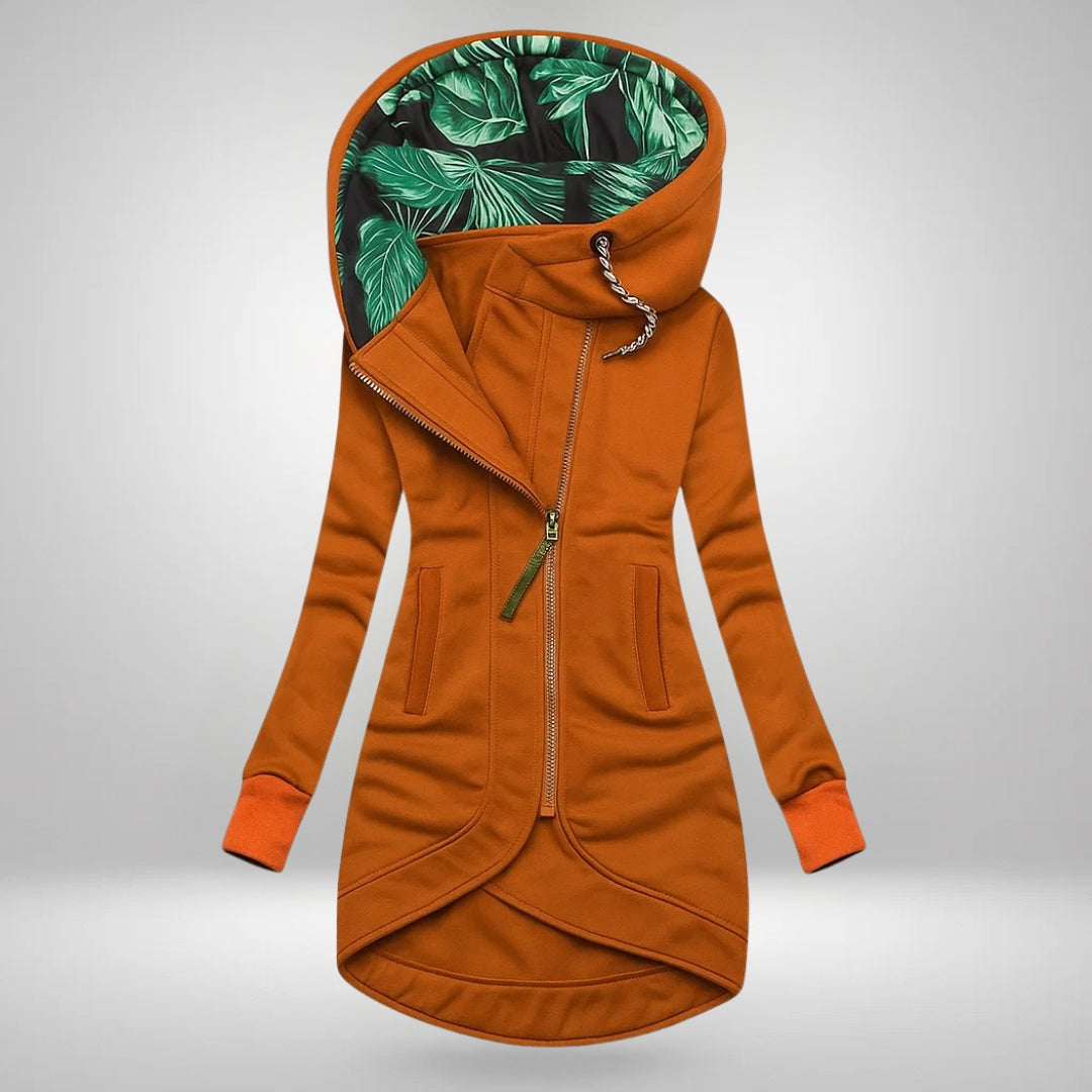 Women's Long Hooded Quilted Winter Coat