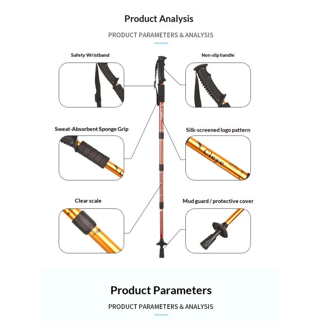 Nordspur | Alumora Collapsible Aluminum Trekking Pole
