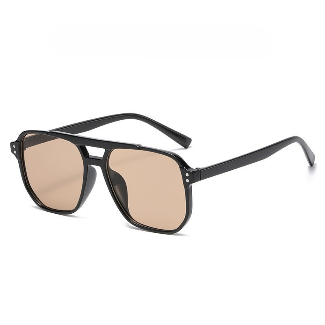 Nordspur | Brixton Double Bridge Square Frame Sunglasses