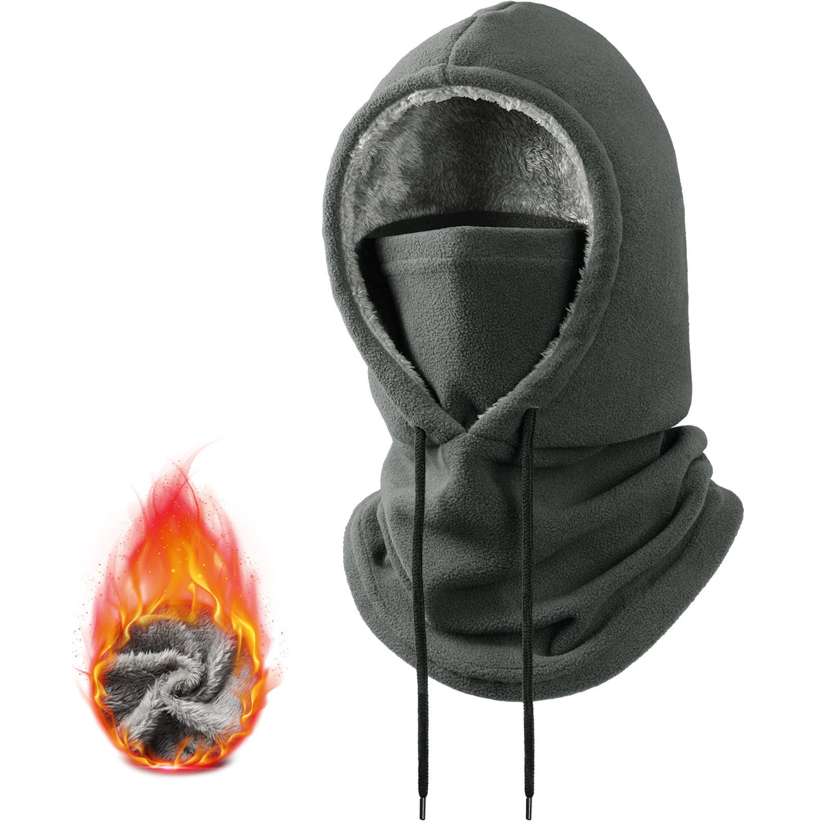 3-in-1 Winter Balaclava ā Windproof Covers Head, Neck, Face & Ears. Adjustable Fit for Skiing, Cycling & Cold Weather