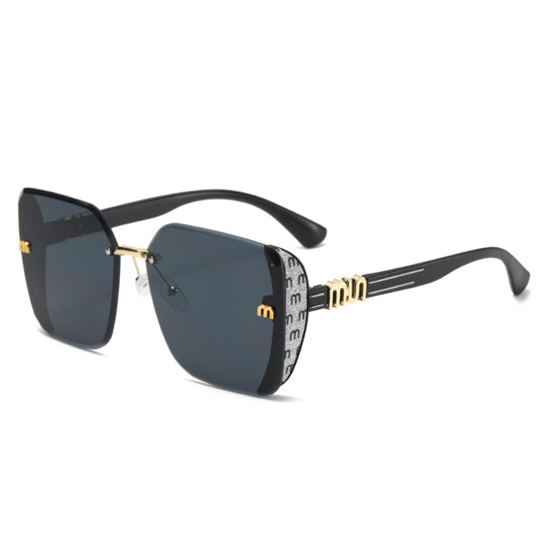 Nordspur | Luxette Rimless Oversized Square Sunglasses