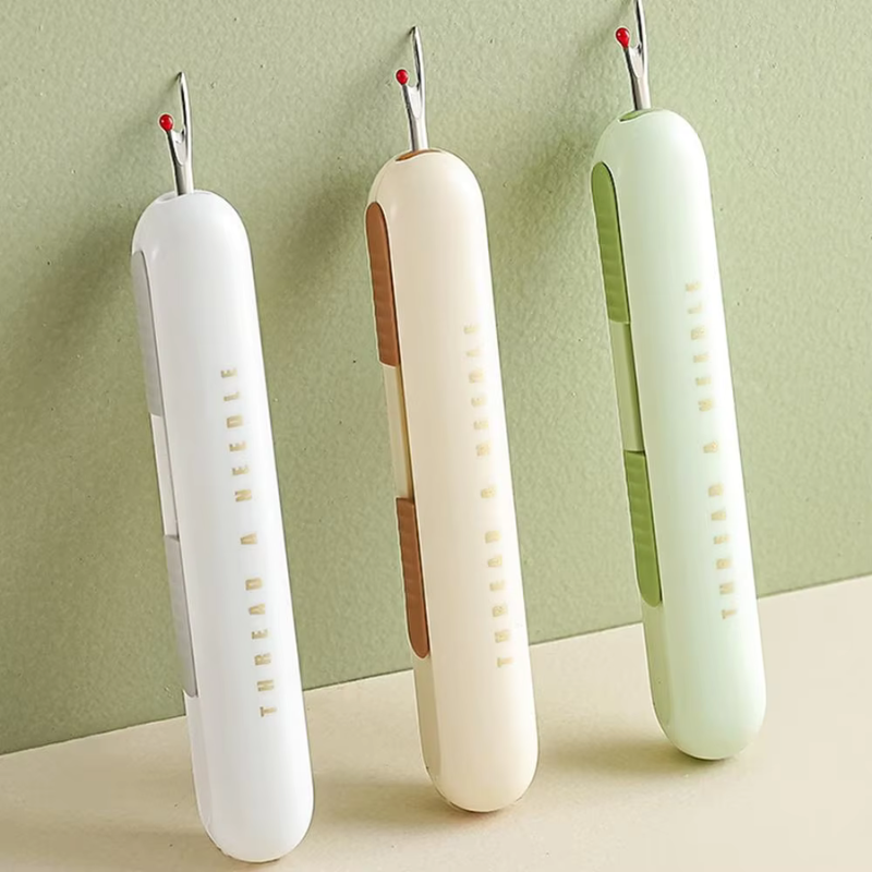 Simple 2-In-1 Needle Threader and Seam Ripper