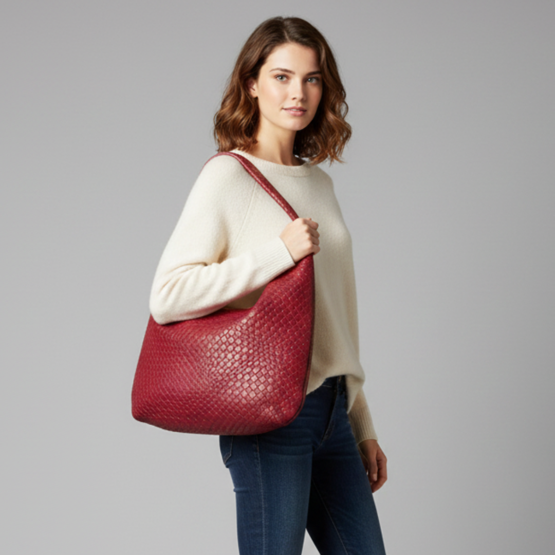 Nordspur | Large Crescent Shoulder Bag
