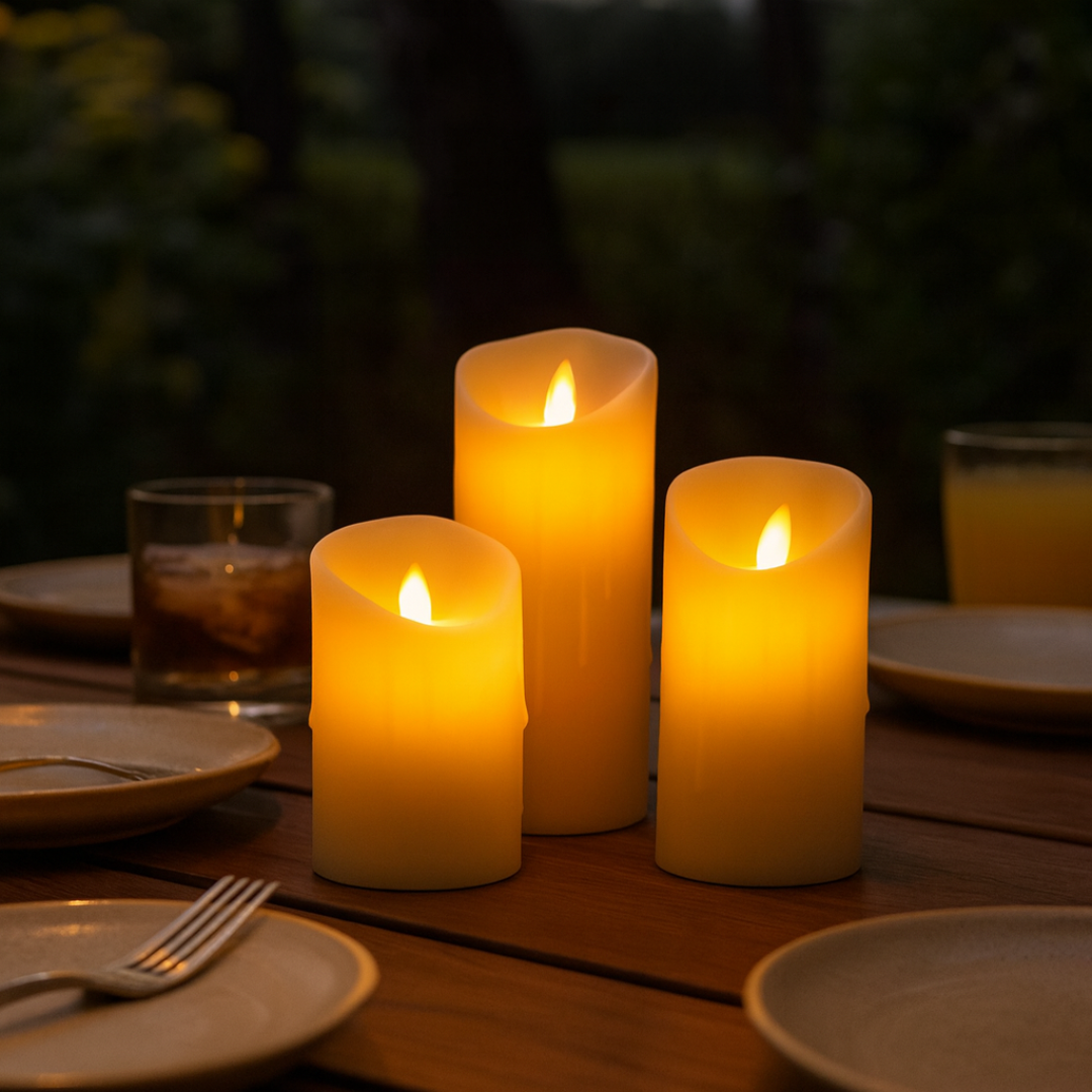 Nordspur | GlowLuxe Pillar Set