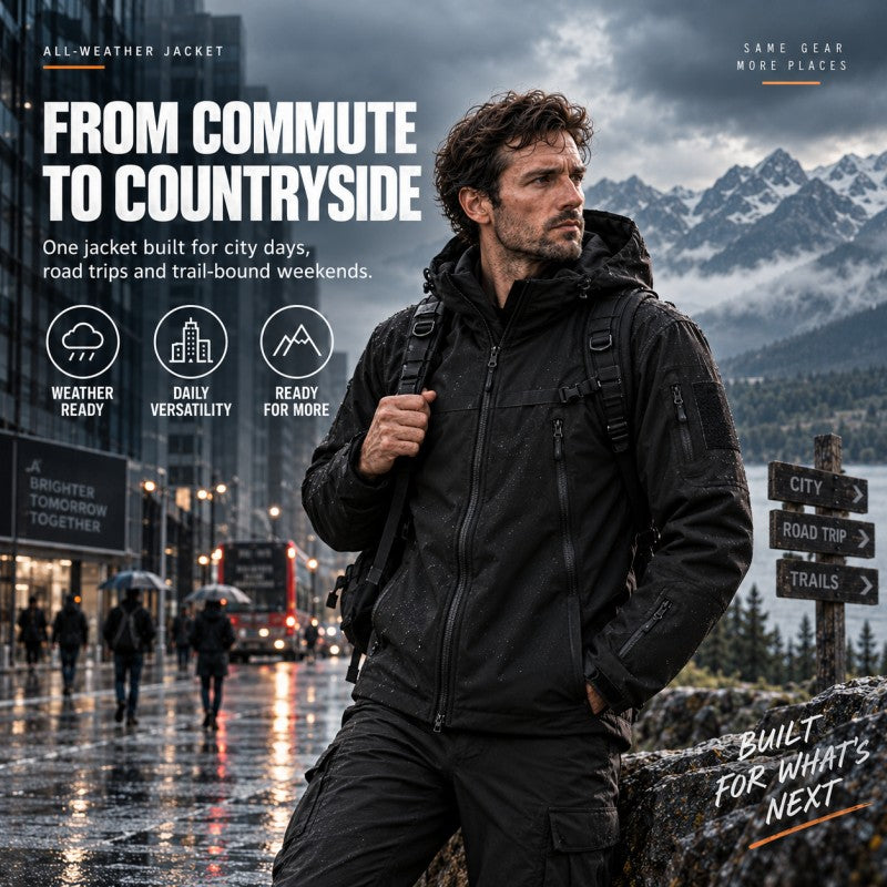 Built for Wind & Rain | Men's Waterproof Insulated Outdoor Jacket