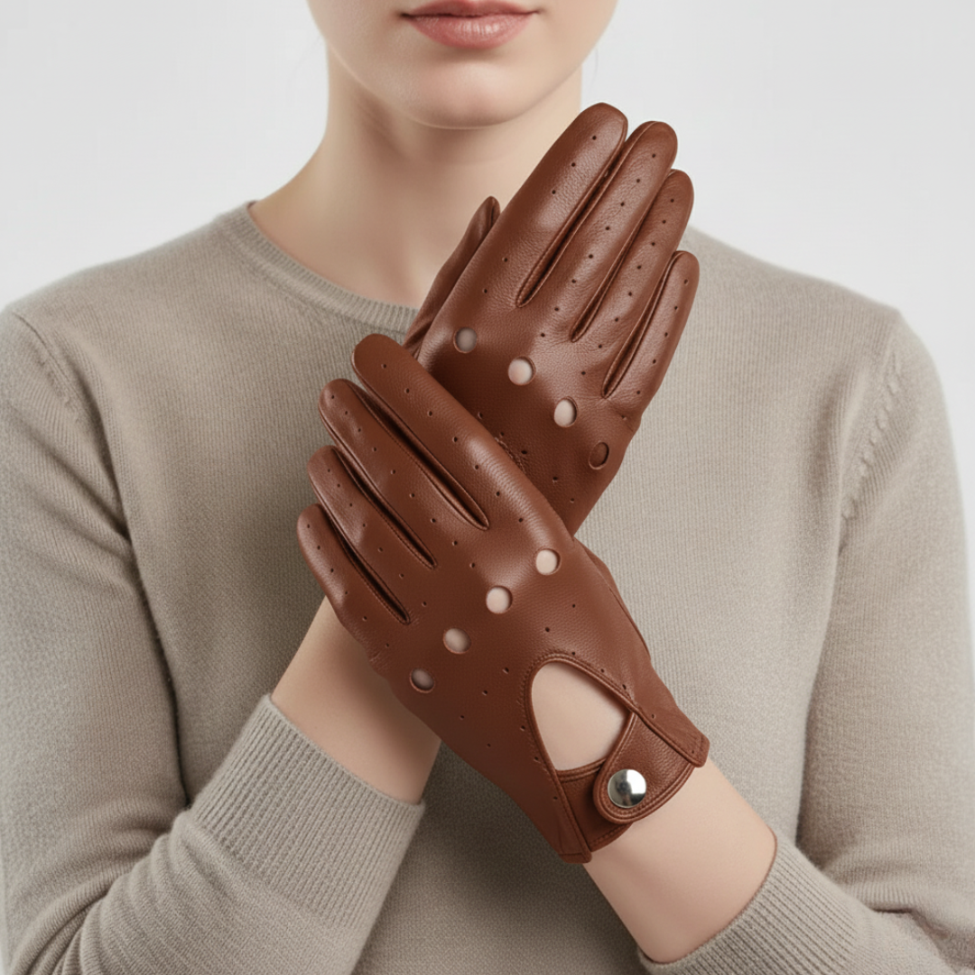 Nordspur | Thin Vegan-Leather Driver Gloves