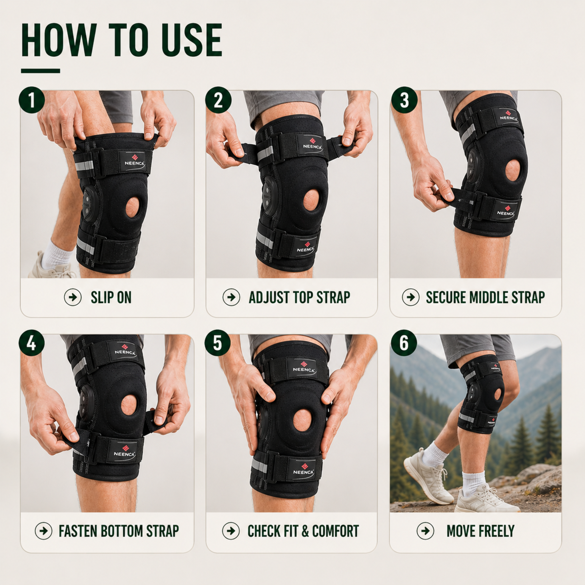 Nordspur | Knevoxa Hinged Knee Support Brace