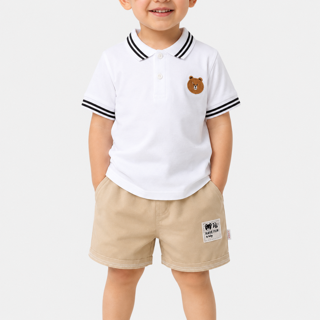 Nordspur | Sproutly Cartoon Print T-Shirt And Shorts Set