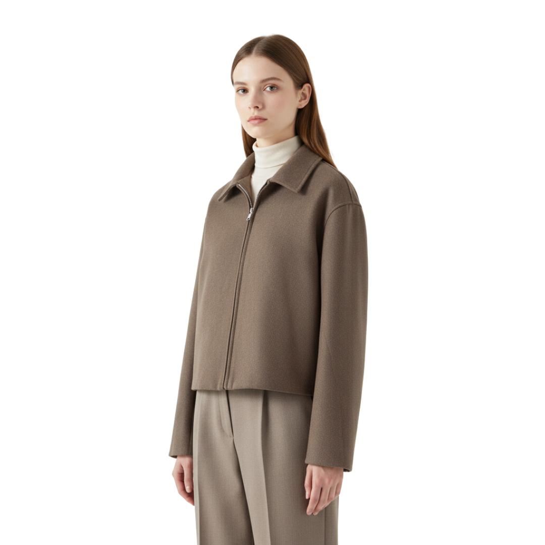 Nordspur | WoolLite Cropped Zip Jacket