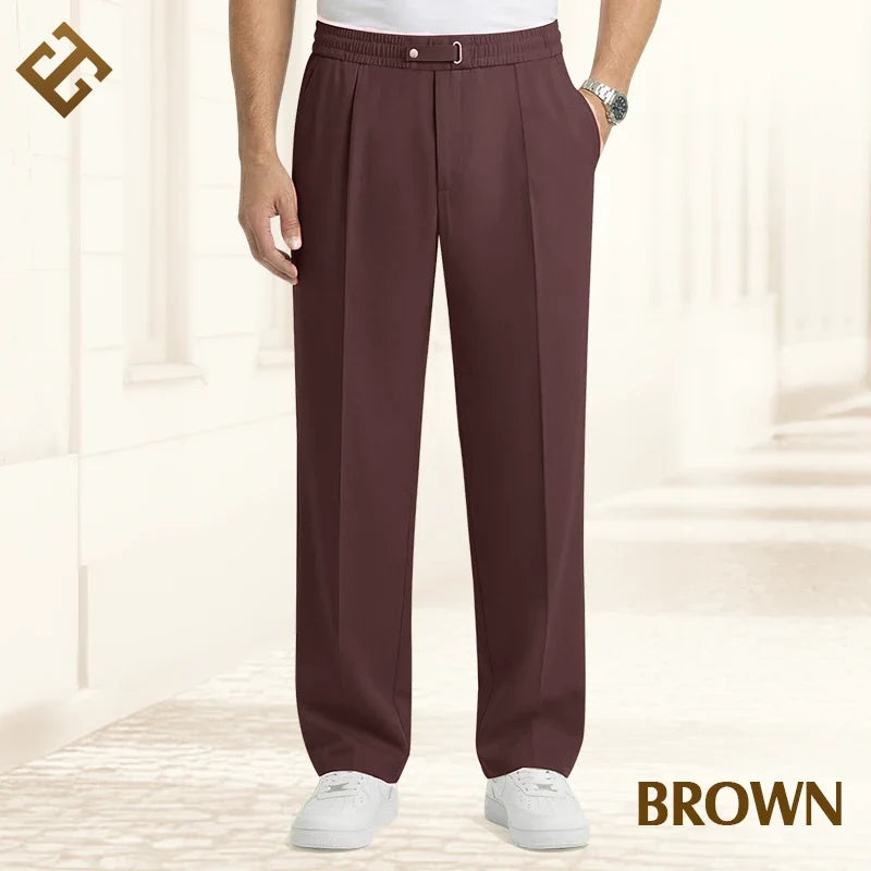 Flexible Straight Fit Smart Comfort Pants