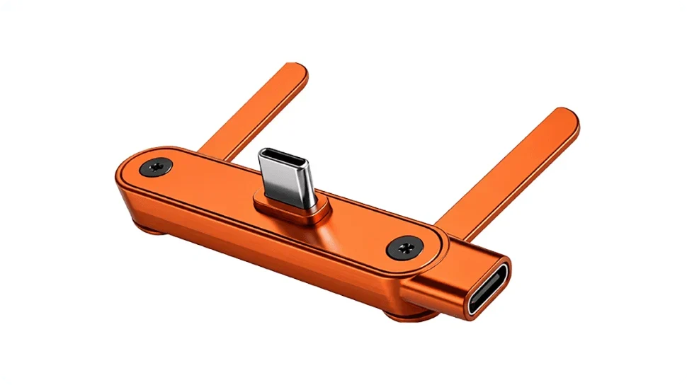Practical and Portable Power Adapter with Foldable Plug for Travel