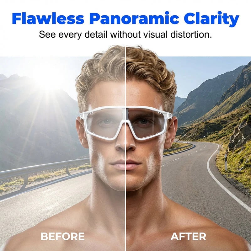 Photochromic Cycling Sunglasses β Instantly Adapt to Light Changes