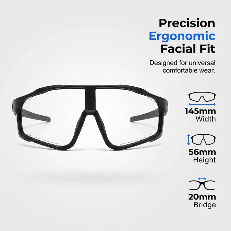 Photochromic Cycling Sunglasses β Instantly Adapt to Light Changes