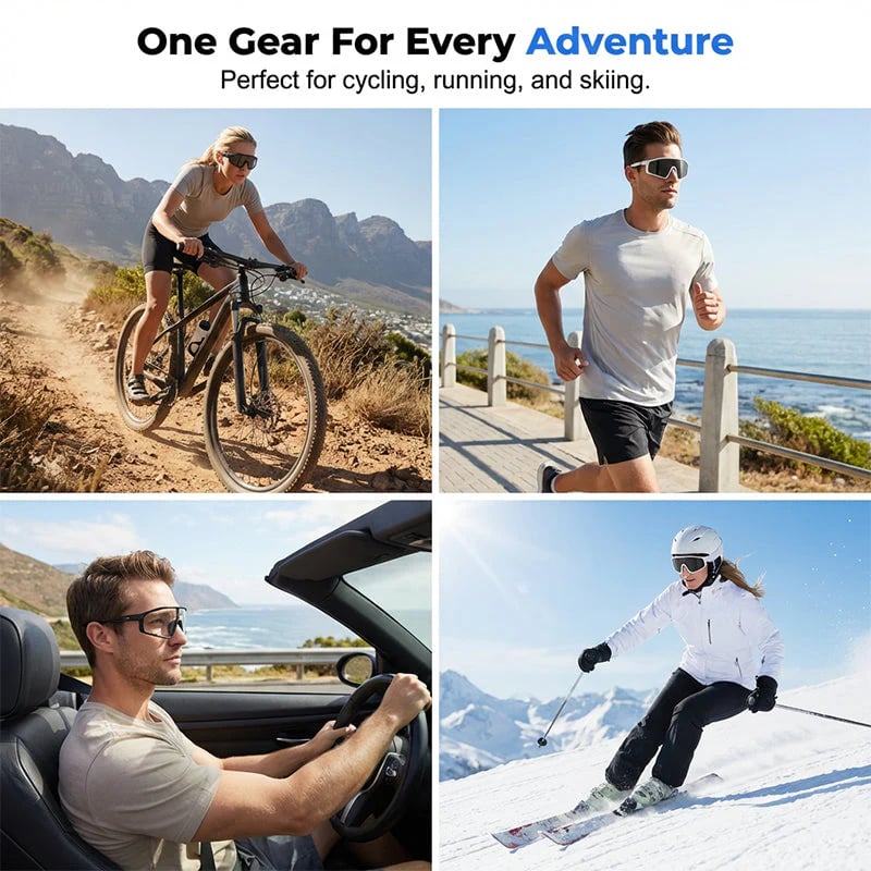 Photochromic Cycling Sunglasses β Instantly Adapt to Light Changes
