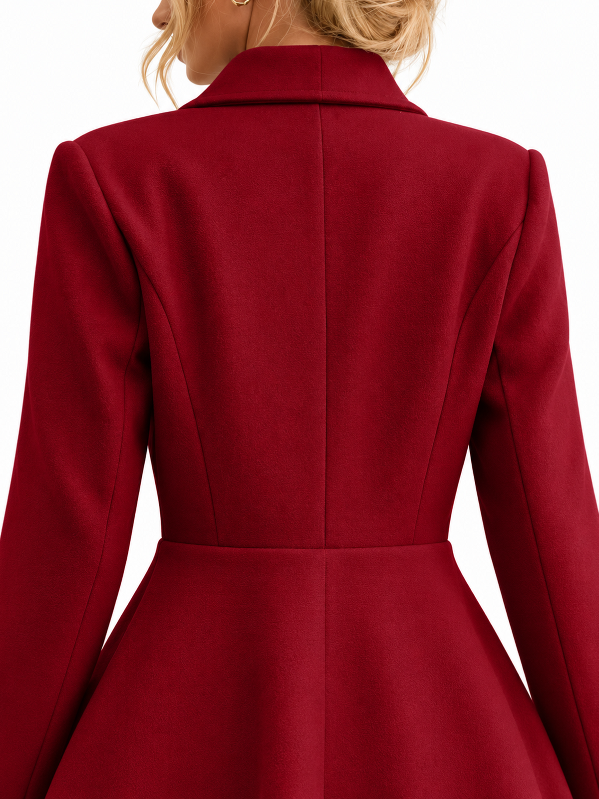 Women's Elegant Slim Fit Lapel Coat