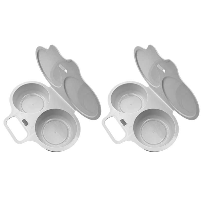 2-Pack Easy-To-Clean Microwave Omelette Maker, Multifunctional Egg Poacher