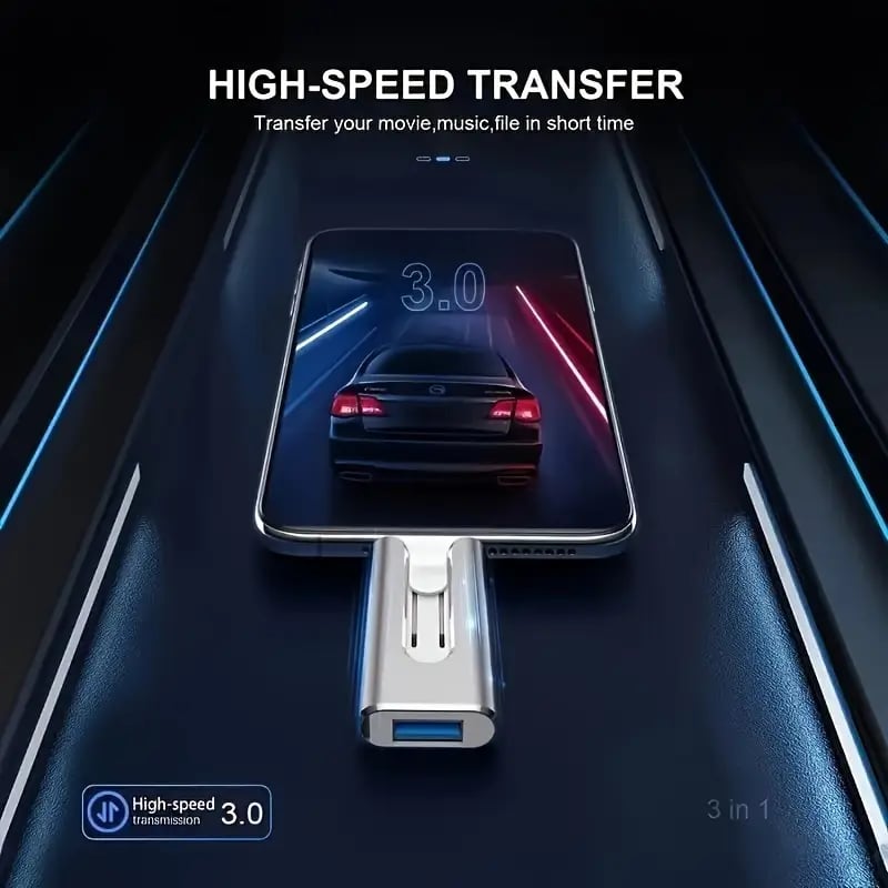 4-in-1 USB External Memory Storage