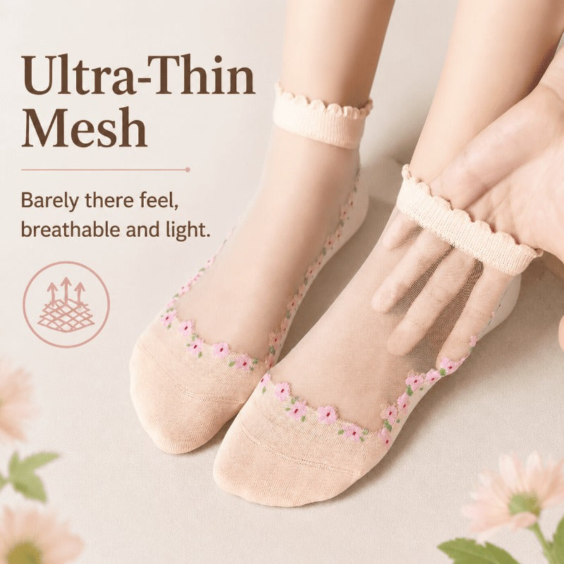 Sweet Lace Ruffle Socks