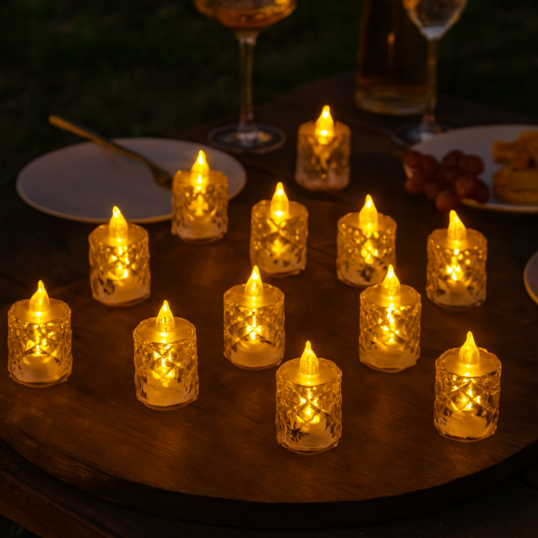 Nordspur | CrystalGlow Tea Candle