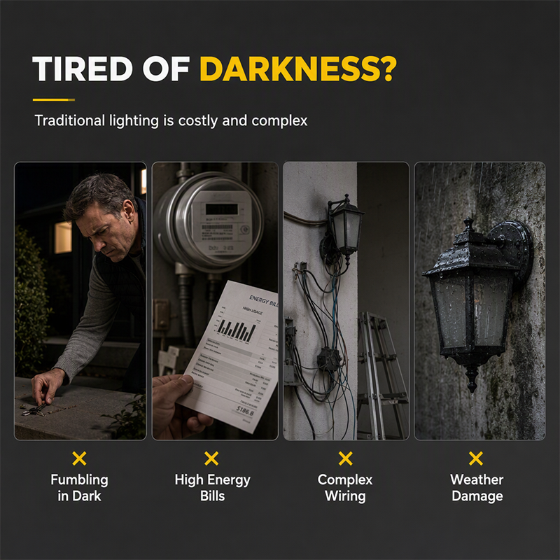 Motion Sensor Solar Lights β Bright Outdoor Lighting, Light Up Paths, Gardens & Driveways Automatically