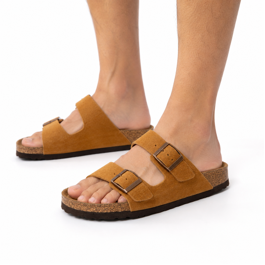 Nordspur | Aurisol Two-Strap Slip-On Sandals