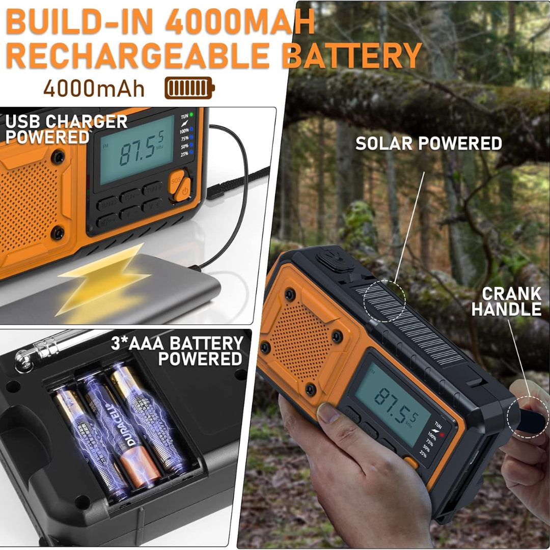 Nordspur | Solavox Portable Emergency Crank Radio