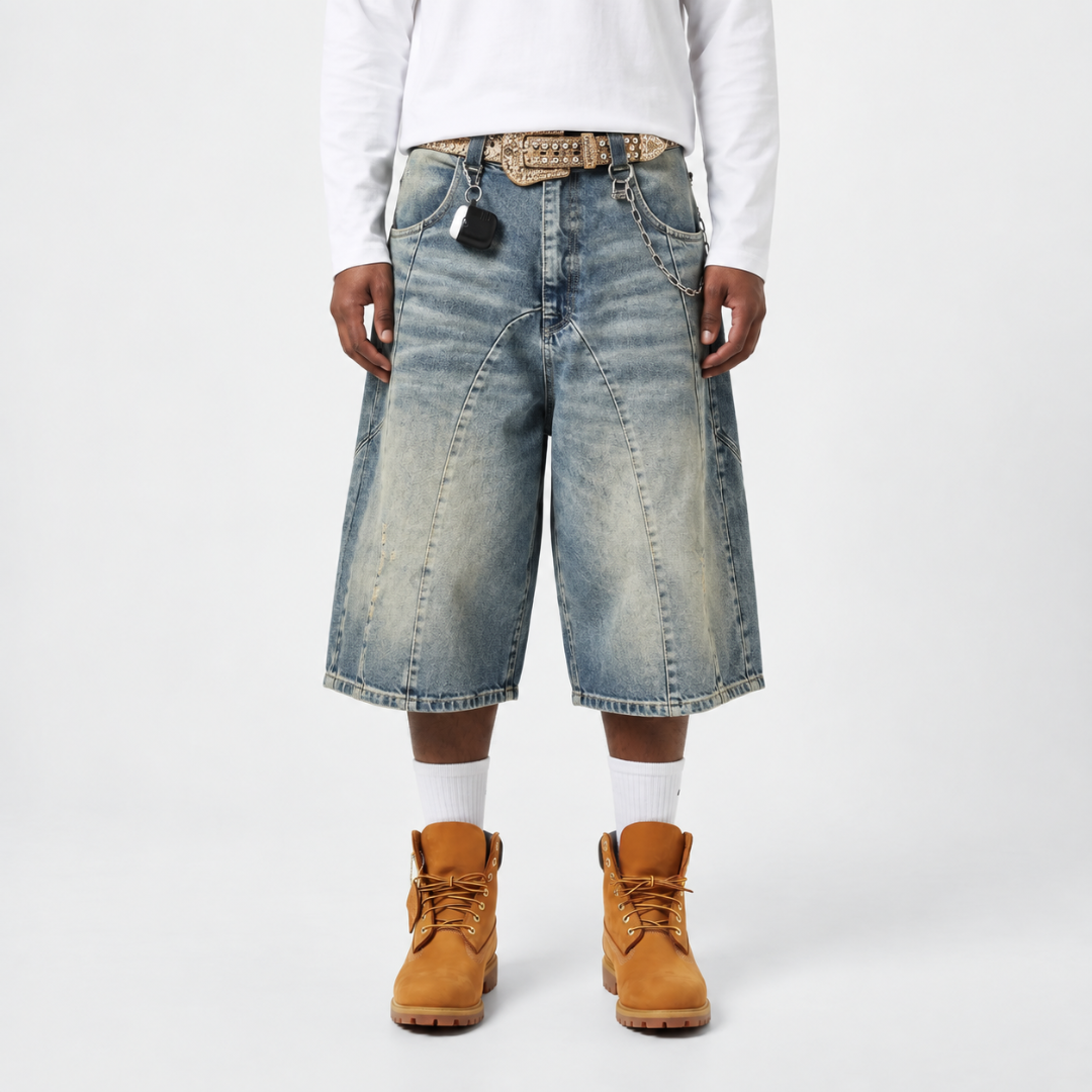 Nordspur | Jortify Retro Wide Leg Casual Shorts