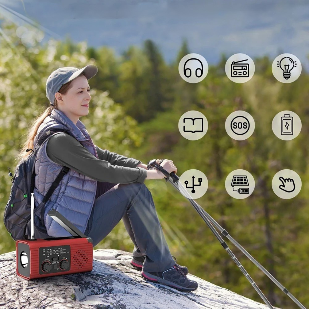 Nordspur | LuminCrank Hand Crank Emergency Radio