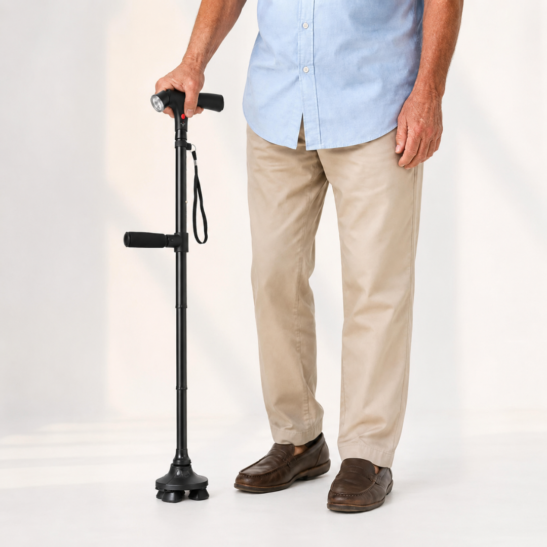 Nordspur | StabiliTrek Foldable Aluminum Quad Cane