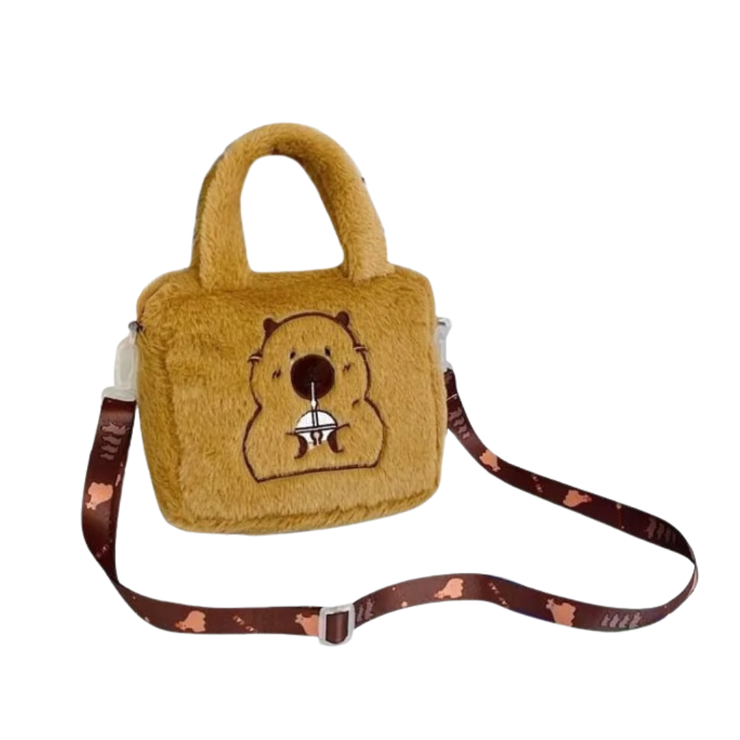 Nordspur | Capyraffy Faux Fur Plush Backpack