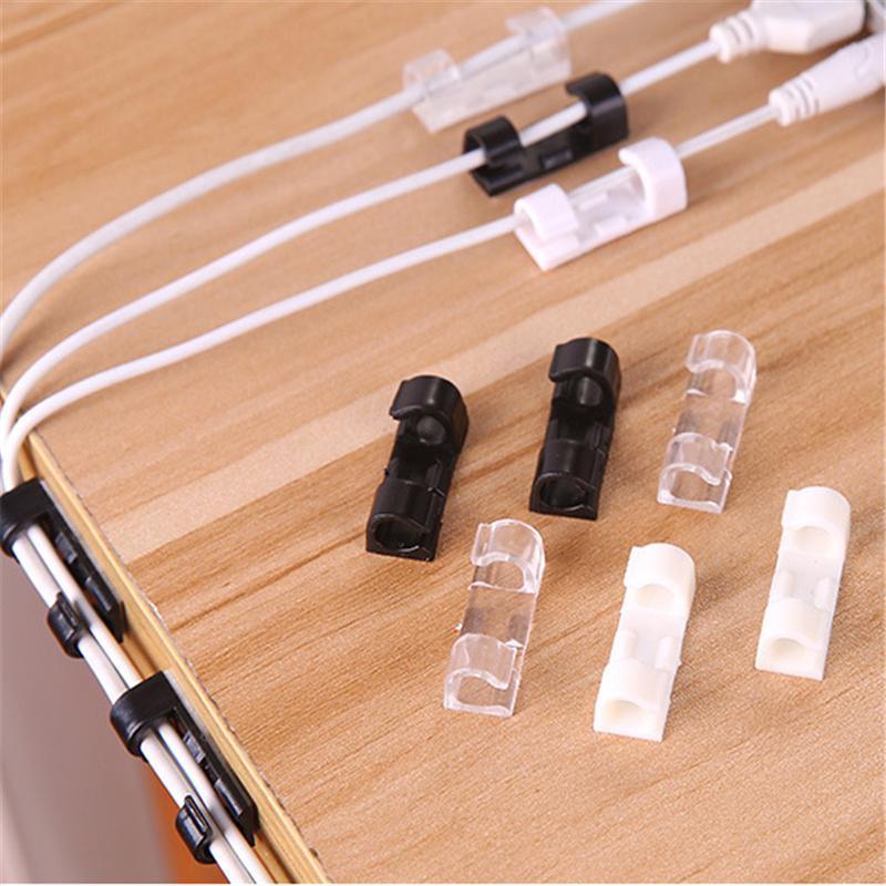 Self-Adhesive Simple Cable Organization Wire Clamps