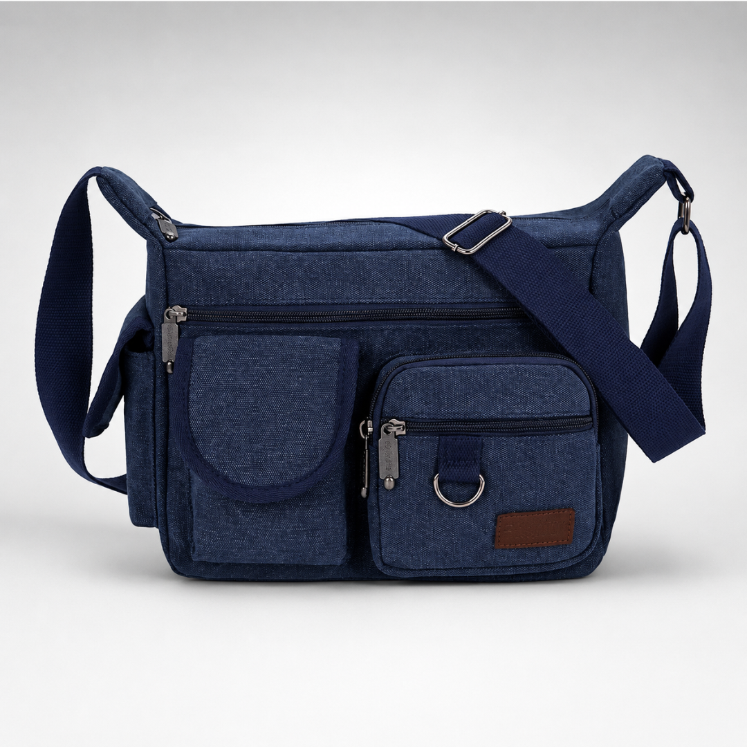 Nordspur | Rovlyn Vintage-Style Canvas Crossbody Bag