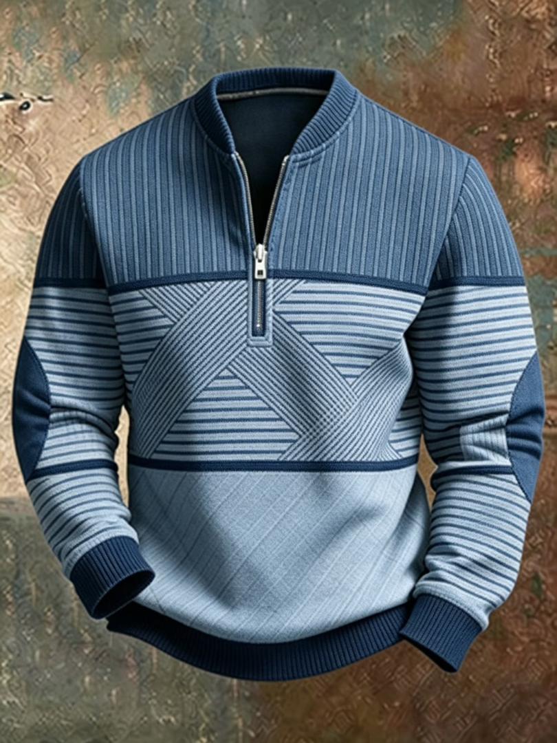 Men's Half Zip Pullover Sweater
