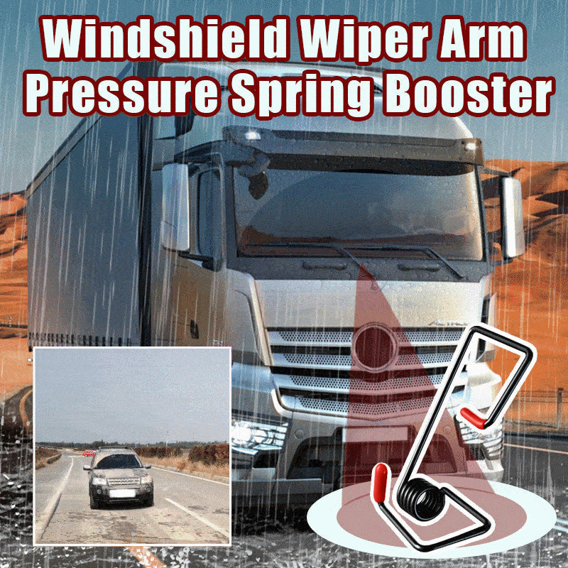 Spring Booster for Windshield Wiper Arm