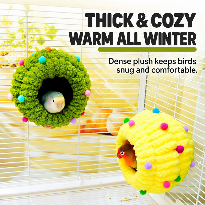 Cozy Plush Bird Nest