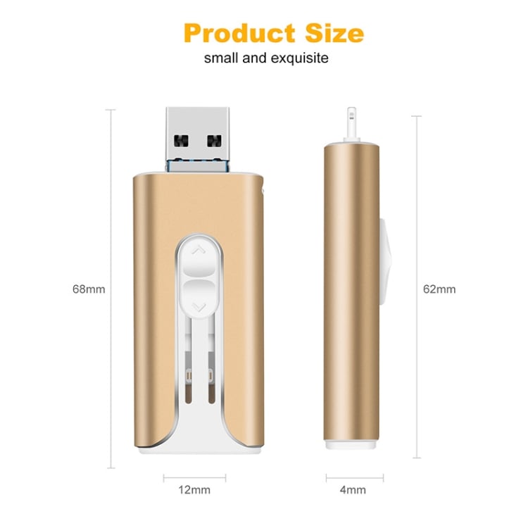 4-in-1 USB External Memory Storage