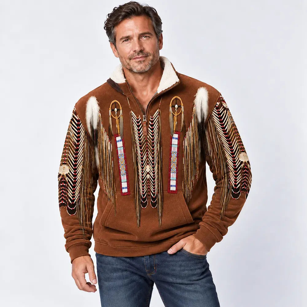 Modern Men's Long Sleeve T-Shirt with 3D Print for Autumn/Winter