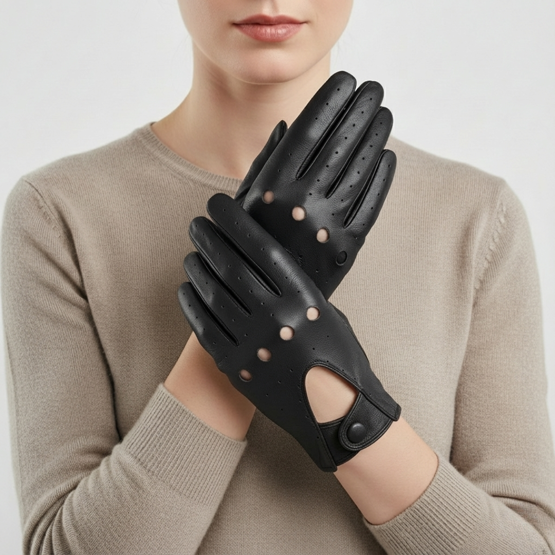 Nordspur | Thin Vegan-Leather Driver Gloves