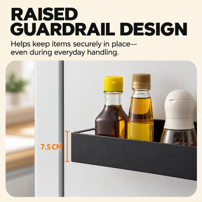 Drill-Free Magnetic Fridge Shelf