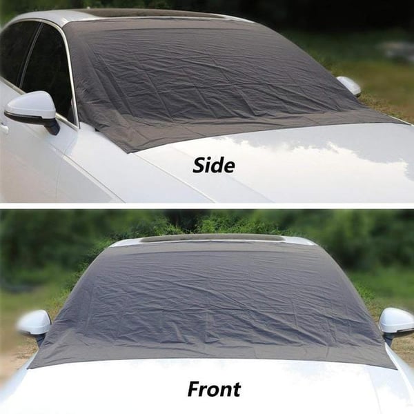 Windshield Anti-Snow & Anti-Frost Cover with Mirror Protection