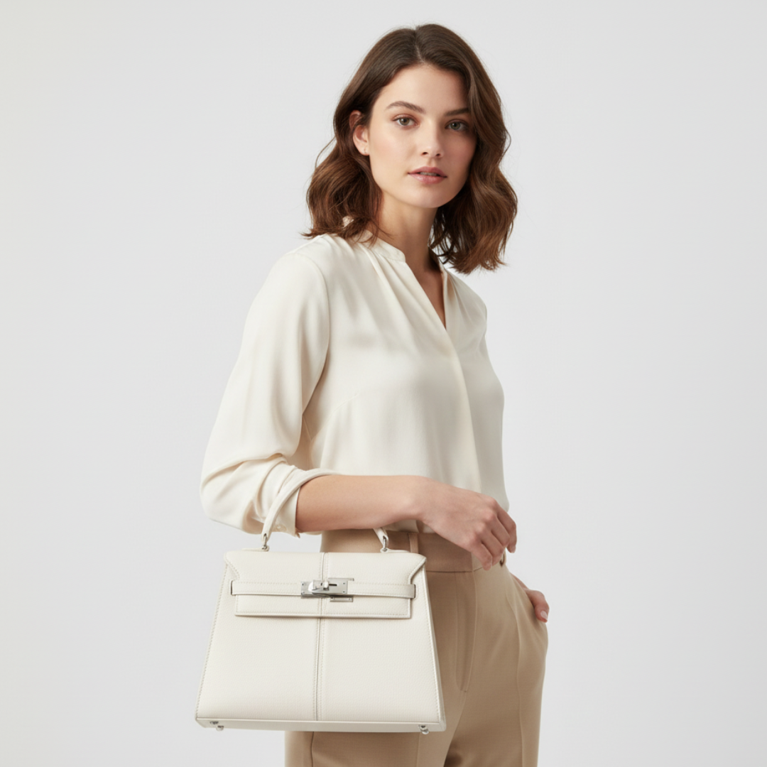 Nordspur | Large Square Top Handle Bag