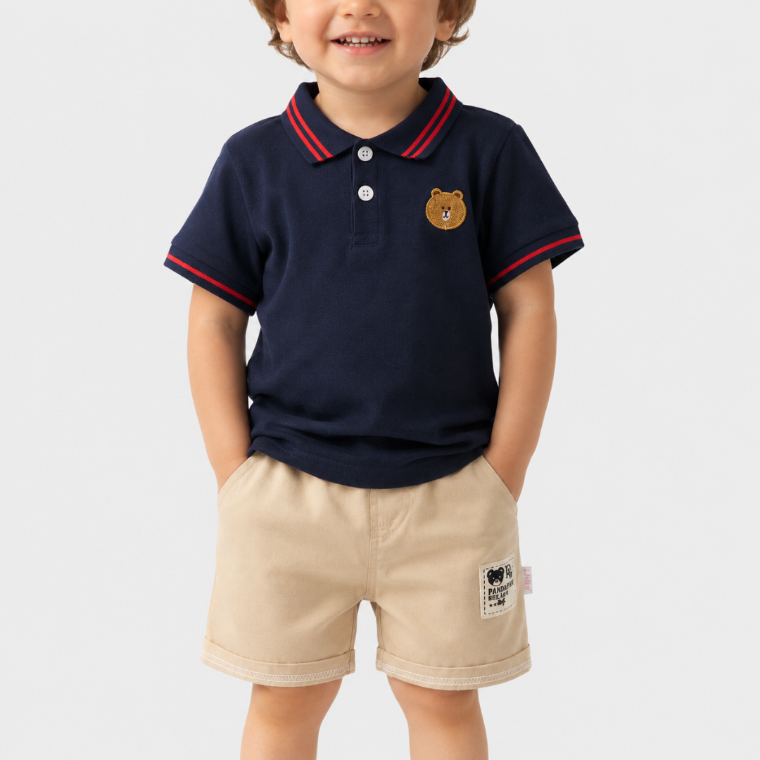 Nordspur | Sproutly Cartoon Print T-Shirt And Shorts Set