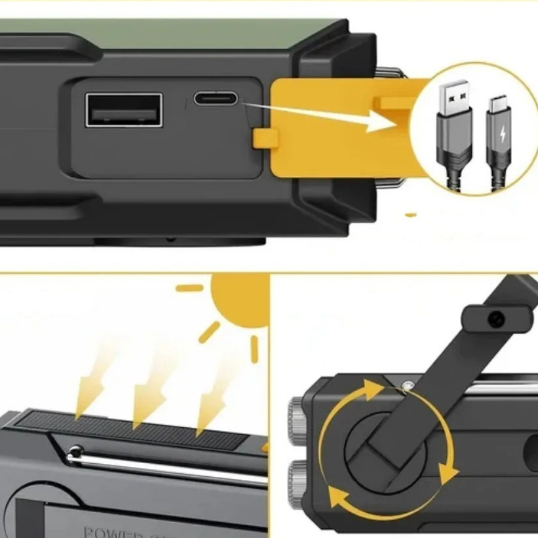 Nordspur | AleraPulse Multifunctional Emergency Radio