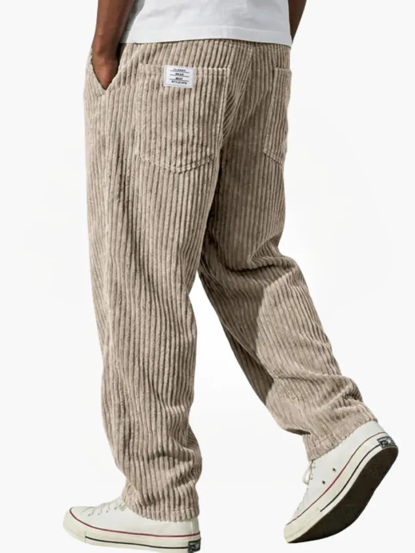 Men's Wide Trousers with Pockets